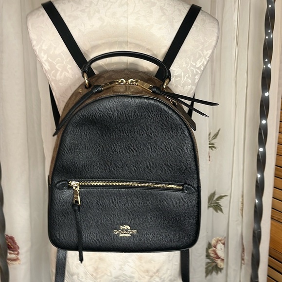 Coach adjustable backpack black/brown - Picture 1 of 9